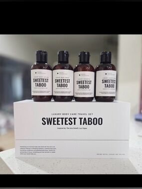 Hotel Collection Travel Set Sweetest Taboo 4 travel size Bath & Body items NEW